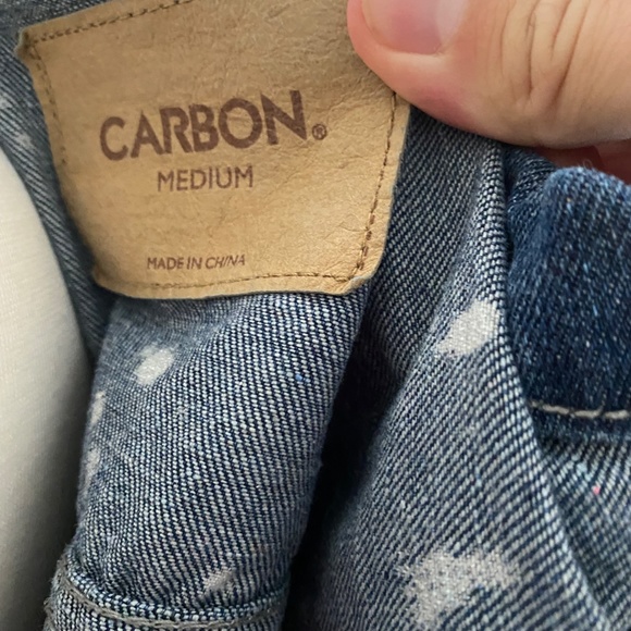 Carbon Jean Jacket Bleached SZ M - Picture 3 of 3